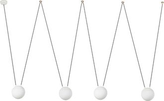 Faro Barcelona Faro Mine 28375-4L - 4 Light Ceiling Pendant White, Wood, E27