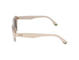 MAISON FENDI FE40009I Cat-Eye Dark Lens Sunglasses - Beige