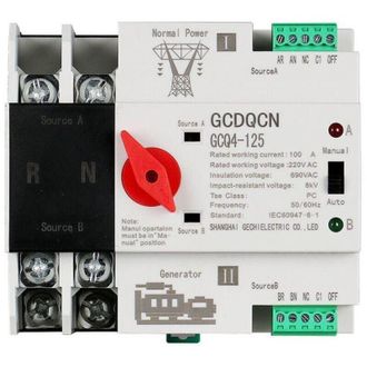 OEM Interruptor De Transferencia Autom&aacute;tica De Doble Alimentaci&oacute;n 2p100a