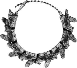 Diesel Silver-tone components bracelet - Bracelets - Unisex - Grey