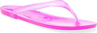 Jeffrey Campbell Beach Day Jelly Flip Flop in Magenta at Nordstrom, Size 6