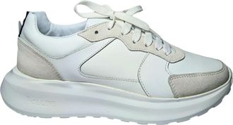 Pollini Heren, Schoenen, Wit, Maat: 39 EU Leer