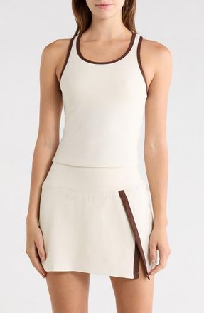 YEAR OF OURS Stretch Sport Tank in Shell Chocolate at Nordstrom, Size X-Large