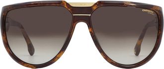 Carrera Brown Gradient Browline Unisex Sunglasses FLAGLAB 13 0086/HA 62