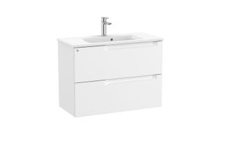 Roca Mueble Compacto 800mm Aleyda 2 Cajones + Lavabo 380mm Blanco Mate
