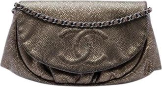 Chanel Borsa a tracolla con patta vintage Pre-owned - - Pre-owned - Donna - Giallo - ONE SIZE