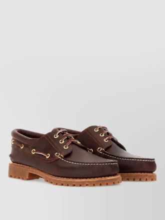 Timberland leather boat shoes