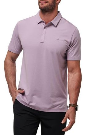 Travis Mathew The Heater Solid Short Sleeve Performance Polo in Elderberry at Nordstrom, Size Xx-Large