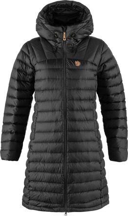 Fj&auml;llr&auml;ven Womens Snow Flake Down Parka Black XS