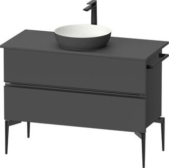 Duravit Duravit - Sivida Consola Mueble Bajo Lavabo, 2 Cajones, Tirador