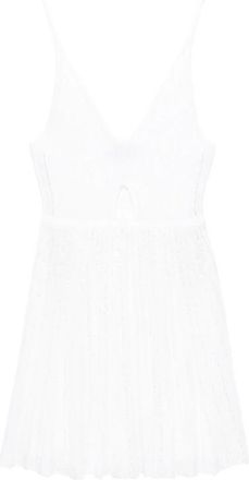 Missoni Cut-out Pleated Mini Dress