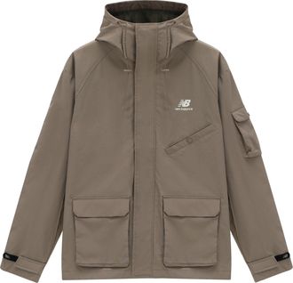 New Balance Trend Hooded Jacket Asia Sizing Brown AMJ31320-DRI