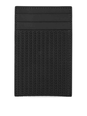 Giorgio Armani Printed Leather Card Holder