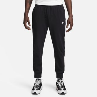 Nike Mens Club Knit Jogger Pants in Black | FQ4330-010
