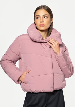 Wittchen Dames Oversized Gewatteerde Jas Dusty Pink Dusty Pink Polyester
