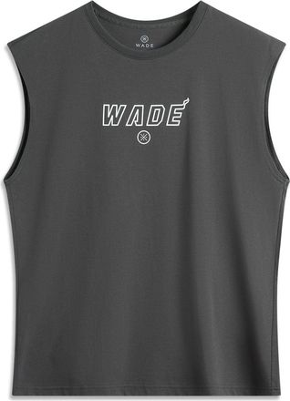 Li-Ning x ADAM Way Of Wade Graphic Oversized Tank Dark Grey AVSU731-1