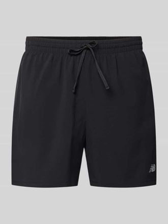 New Balance Shorts mit elastischem Bund und Logo in Black, Gr&ouml;&szlig;e XXL