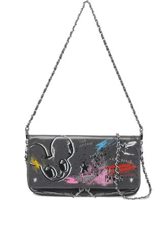 Zadig&Voltaire x Humberto Cruz Rock Humberto graffiti shoulder bag - Grey