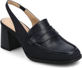 Journee Collection Henrika Slingback Pump in Navy at Nordstrom Rack, Size 8.5