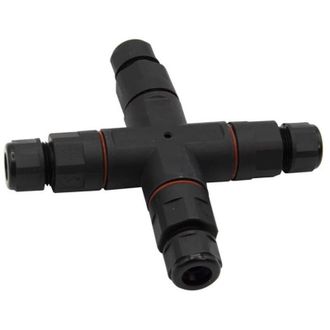 Trade Shop Trade Shop - Connettore Di Giunzione Stagna Giunto Cavi Forma Di X Impermeabile Ip68 16a Cn-x