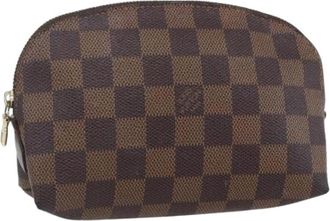 Louis Vuitton Pre-owned Clutches, female, Brown, Size: ONE SIZE Pre-owned Vintage Canvas Clutch