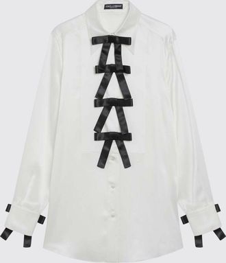 Dolce & Gabbana Camicia Dolce & Gabbana in seta con fiocchi