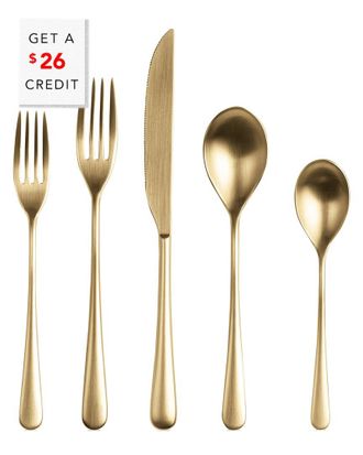 Mepra 5Pc Neve Ice Flatware Set