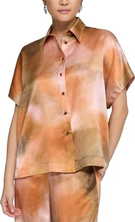 Lafayette 148 New York Dolman Sleeve Oversized Blouse