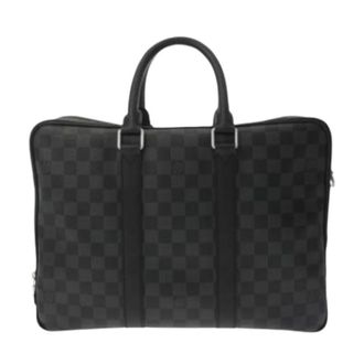 Louis Vuitton Pre-owned Handbags, male, Black, Size: ONE SIZE Pre-owned Briefcase
