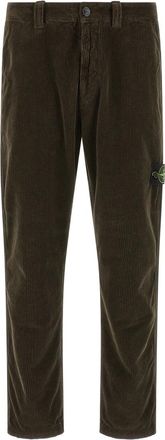 Stone Island Grey Regular Corduroy Pants
