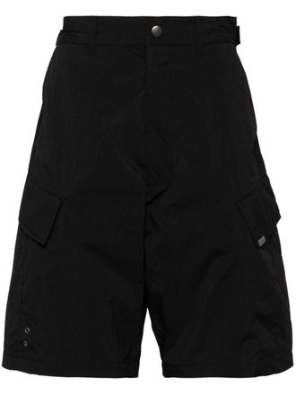 Izzue straigh-leg cargo shorts - Black