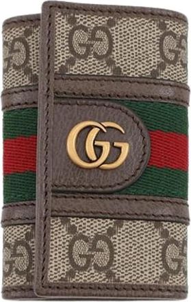 Gucci Pre-owned Key Holder - unisex - Vintage Accessoires - Beige - ONE Size - Leer - Vintage