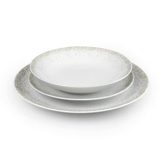 Medard De Noblat Vajilla de 18 piezas Porcelena Blanco