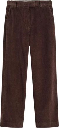 GANT Wijde Broek - Dames - Wijde Broeken - Bruin - XS - Broeken
