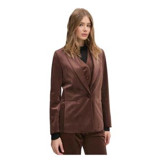 La Petite Francaise Mujer, Chaquetas, Marr&oacute;n, Talla: S