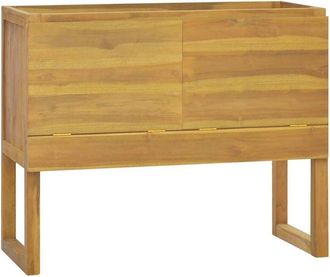 vidaXL Mobile da Bagno 90x40x75,5 cm in Legno Massello di Teak - Vidaxl