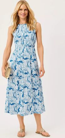 Lilly Pulitzer Finnley Smocked Midi Dress