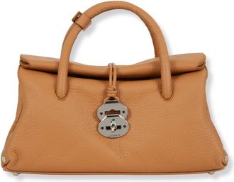 Zanellato Dotta Centauro Small - Dames - Handtassen - Bruin - ONE Size - Leer - Tassen