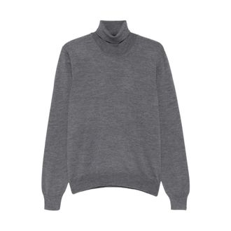 La Fileria Maglia in Lana Vergine - - Knitwear - Uomo - Grigio - 2XL