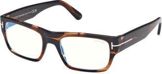 Tom Ford Blue Light Block Rectangular Mens Eyeglasses FT6034-B 056 54