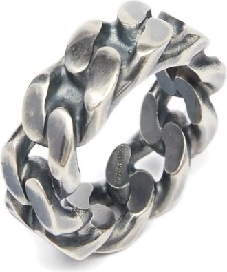 Maison Margiela Ring met schakels - Zilver