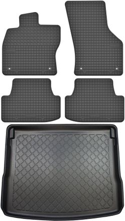 OEM Seat Ateca Suv Desde Septiembre De 2016. Juego De Alfombrillas De Goma Para Coche Y Alfombrilla Para Maletero
