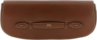 Polo Ralph Lauren Pochette a busta in pelle - - Bags - Donna - Marrone - ONE SIZE