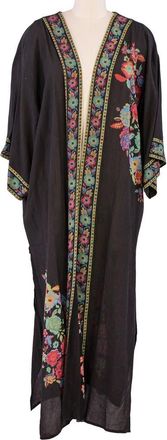 Saachi Midnight Floral Garden Ruana in Black at Nordstrom Rack