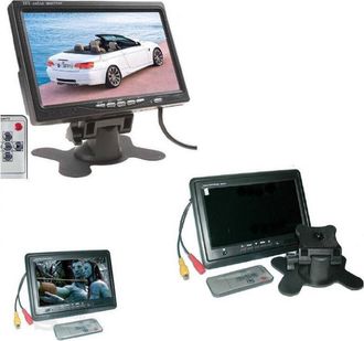 Trade Shop Trade Shop - Monitor Lcd 7 tft Tv Car Camper Color Colorteste Ajustable Stand