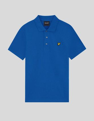 Lyle & Scott Lyle And Scott Mens Cotton Polo Shirt - Blue - Size: Regular/50