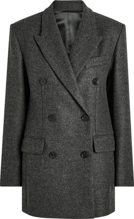 Isabel Marant Isidora Double-breasted Wool Jacket - Grey - 42 (UK14 / L)