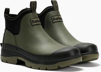 Barbour Mens Barbour Ridge Mens Uniform Green Ankle Wellington Boots - Size: 10