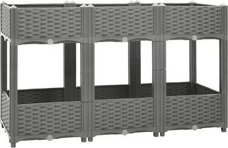 vidaXL Arriate Polipropileno 120x40x71 Cm Vidaxl