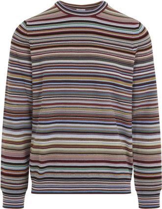 Paul Smith Crewneck Sweater - Heren - Ronde hals truien - Veelkleurig - M - Truien & Vesten